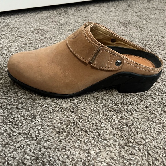 Ariat ATS Sport Mule Slingback Clogs Brown Tan Leather Shoes Womens 8 - Picture 2 of 9